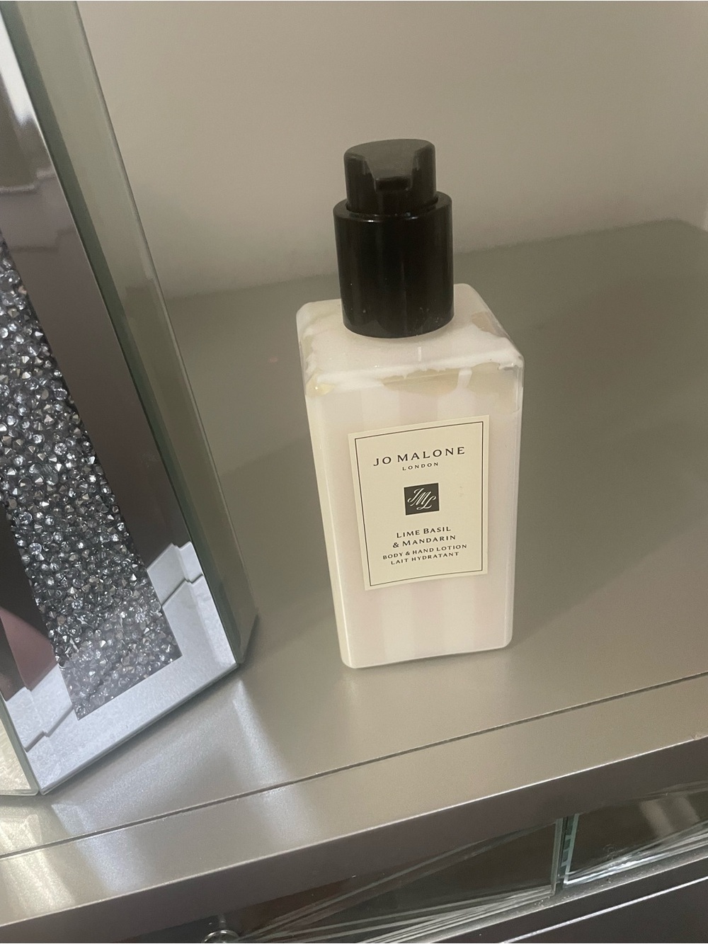 Jo Malone White Lotion Bottle with Black Pump. New. Smells great!